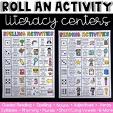 Roll an Activity - Literacy Centers