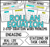 Roll an Equation: 2-Step Equation Word Problems