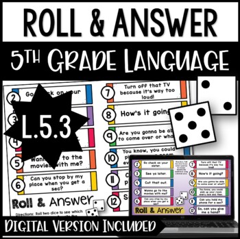 Preview of 5th Grade Grammar Activities - L.5.3 with Digital Activities