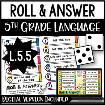 Preview of 5th Grade Grammar Activities - L.5.5 with Digital Activities