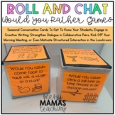 Roll and Chat Would You Rather Conversation Cards