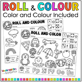 Introducing Beginning Alphabet Sounds - Roll & Colour or C