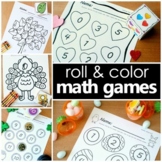 Roll and Color Math Games Bundle