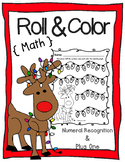 Number Recognition and Plus One; Roll & Color Math