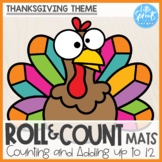 Roll and Count Mats ● Thanksgiving Theme ● Number Sense Co