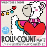 Roll and Count Mats ● Valentine's Theme ● Number Sense Cou