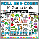 Roll and Cover Alphabet Game Mats | Letter Identification 