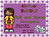 Roll and Cover Games Throughout the Year for Kindergarten