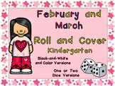 Roll and Cover Games for February and March- Kindergarten 