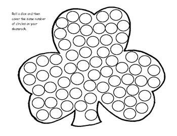 Roll and Cover Shamrock for st. Patrick's day by Scribble Doodle and Draw