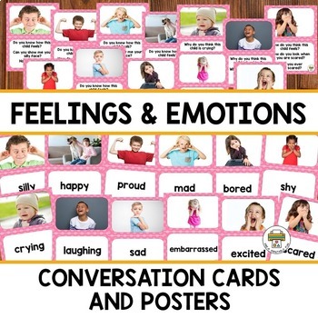 Emotions & Feelings A5 POSTERS OR A4 POSTERS~Nursery~Childminder~School 