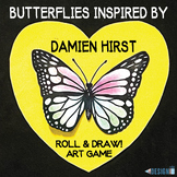 Roll and Draw! Butterflies - Inspired by Damien Hirst cont