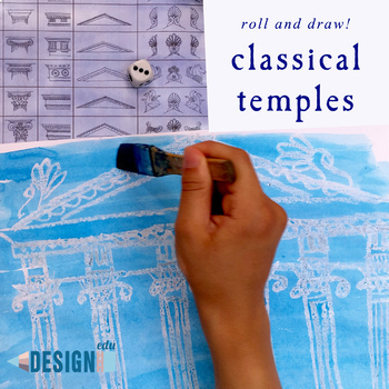 Preview of Roll and Draw! - Classical Temples - with video