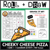 Roll and Draw Game - Cheeky Cheese Pizza (Cheese Pizza Day