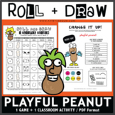 Roll and Draw Game - Playful Peanut (Peanut Lover's Day on