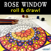 Roll and Draw! Design and Color a Gothic Rose Window Art W