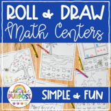 Roll and Draw Kindergarten Full Year Math Centers