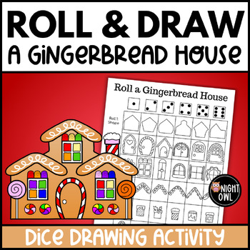 Roll a Gingerbread House Math Game - This Reading Mama
