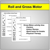 Roll and Gross Motor- More Animal Poses and Gross Motor