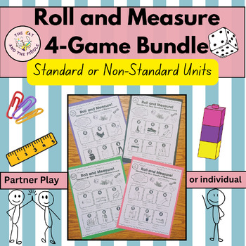 Preview of Roll and Measure Math Game Bundle!