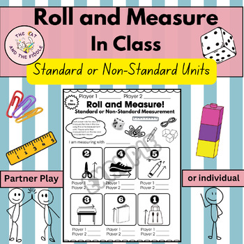Preview of Roll and Measure Math Game: In Class!
