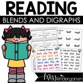 Roll and Read Blends and Digraphs Reading Fluency Centers 