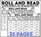 Roll and Read | CVC & Power Words & Letter Sounds | 900 Wo