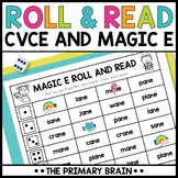 Roll and Read CVCE and Magic E Word Families | Literacy Ce