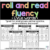 Roll and Read Fluency Passages - CVCe Words- NO PREP Phoni