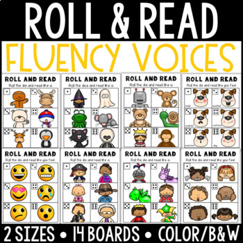 Preview of Roll and Read: Fluency Voices