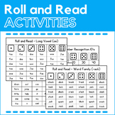 Roll and Read Game Cards BUNDLE - Reading Activities - Flu
