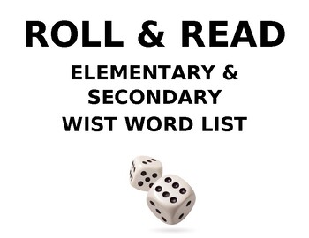 Preview of Roll and Read Sentences Game - Elementary and High School Levels