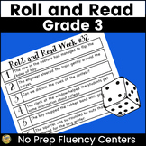 Reading Vocabulary - 3rd Grade Game - Roll and Read Vocabu