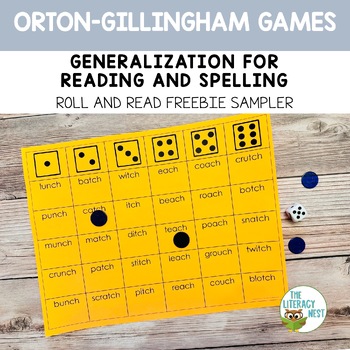 Preview of Roll and Read Games Freebie Sampler