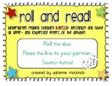 Roll and Read - Letter Naming Fluency