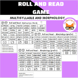 Roll and Read Multisyllable and Morphology Game