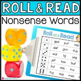 Roll and Read NWF Phonics Game | CVC Nonsense Word Fluency