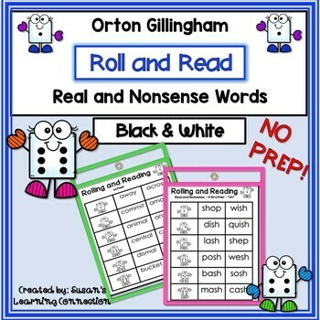 Preview of Roll and Read / Orton Gillingham