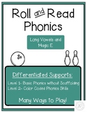 Roll and Read Phonics- Long Vowels & Magic E - UFLI