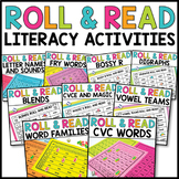 Roll and Read Phonics & Sight Words Games for Literacy Centers