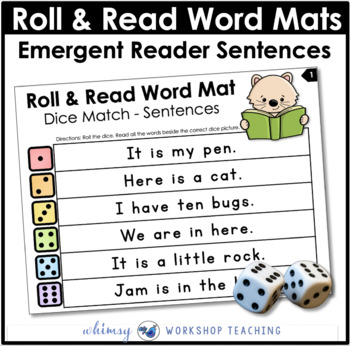 said Sight Word - Roll & Read Sentences (2 Dice Activity)