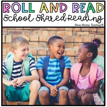 Preview of Roll and Read: School Days Shared Reading