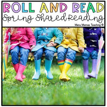 Preview of Roll and Read Spring Shared Reading - Including St. Patrick's Day and Easter