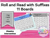 Roll and Read - Suffixes -ing, -ness, less, and -s | Phoni