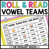 Roll and Read Vowel Teams Workmats | Literacy Centers & Ph
