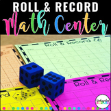 Roll & Record Math Addition Number Writing Kindergarten 1s