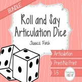 No Prep Roll and Say Articulation Dice Bundle (Later Devel