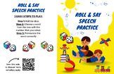 Roll and Say Speech Practice Game
