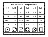 Roll and Solve: Multiplication!