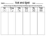 Roll and Spell Spelling Activity